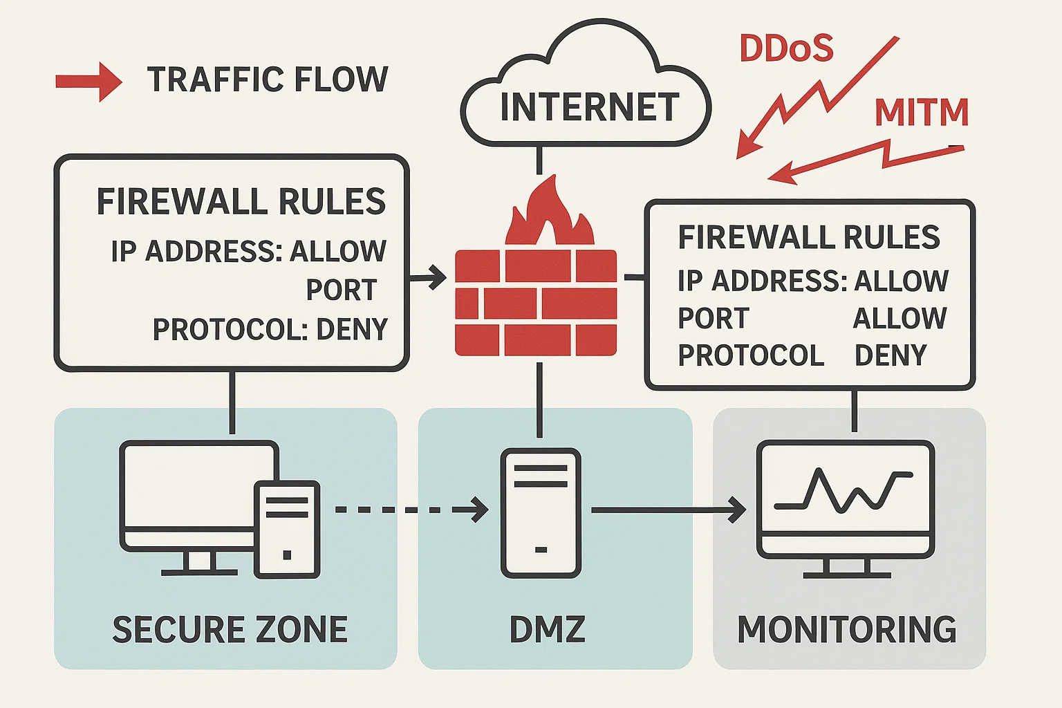 Network Security and Firewall Configuration