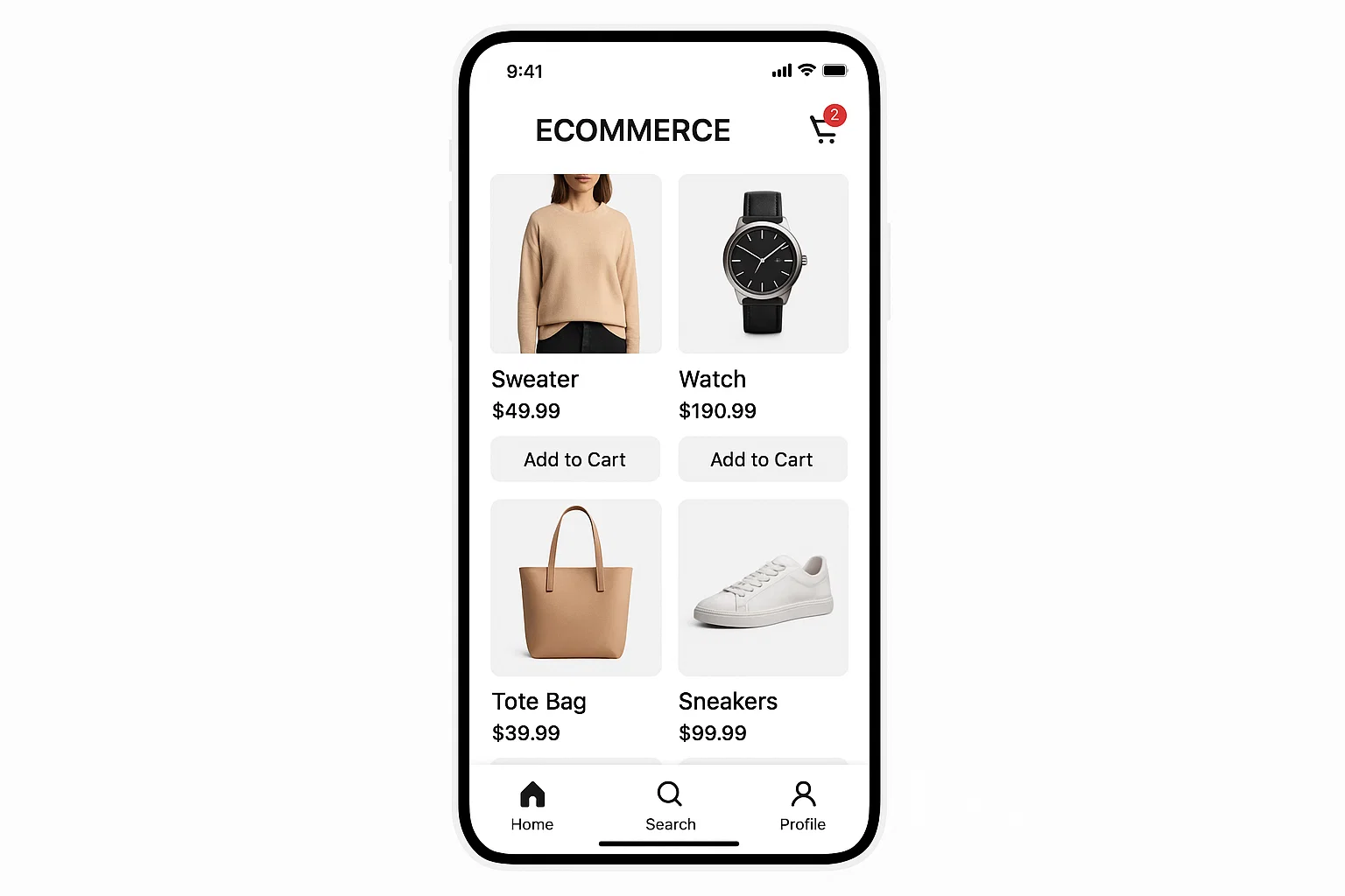 E-Commerce Mobile Application