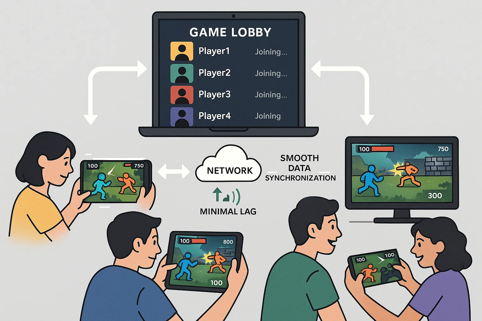 Multiplayer Game Development with Networking